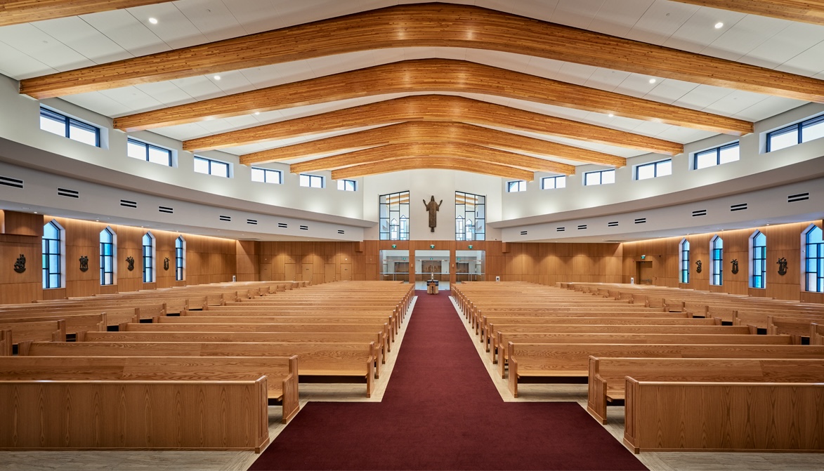 inside of church